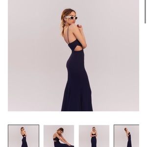 Fame and Partners Zyra Dress NWT in Champagne